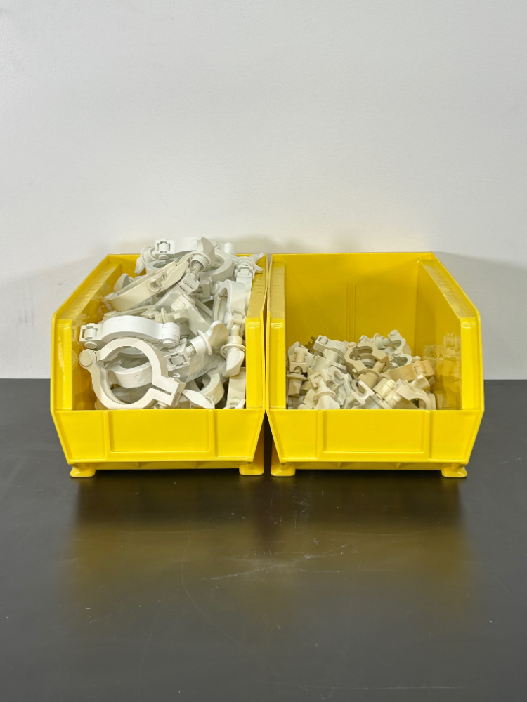 Image of Lot Of Cole Parmer Masterflex Hinged Clamps